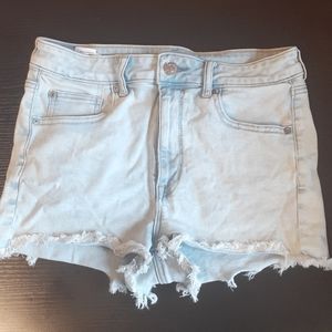 AE High Rise Denim Shorts